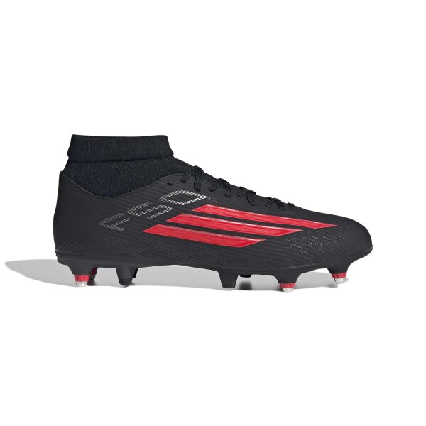 adidas F50 League Mid Sg Fußballschuhe - core black/lucid red/core black