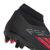 adidas F50 League Mid Sg Fußballschuhe - core black/lucid red/core black