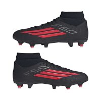 adidas F50 League Mid Sg Fußballschuhe - core black/lucid red/core black