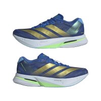 adidas Adizero Boston 13 Herren - blue/gold met./blue burst