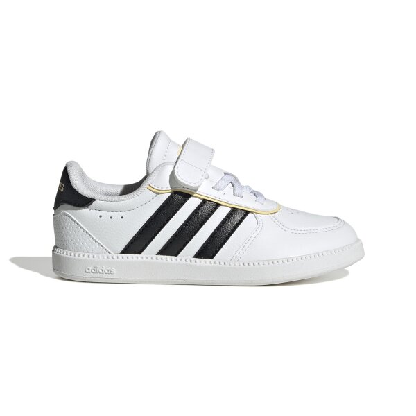 adidas Breaknet Sleek Schuhe Kinder - white/core black/orange tint