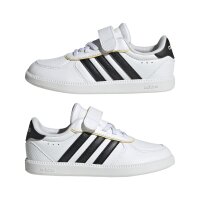 adidas Breaknet Sleek Schuhe Kinder - white/core black/orange tint