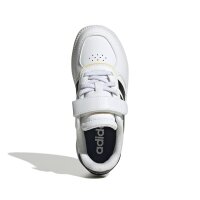 adidas Breaknet Sleek Schuhe Kinder - white/core black/orange tint