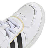 adidas Breaknet Sleek Schuhe Kinder - white/core black/orange tint