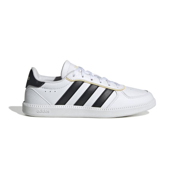 adidas Breaknet Sleek Schuhe Kinder - white/core black/orange tint