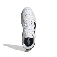adidas Breaknet Sleek Schuhe Kinder - white/core black/orange tint