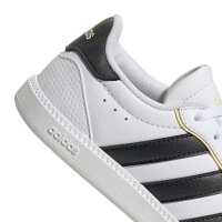 adidas Breaknet Sleek Schuhe Kinder - white/core black/orange tint