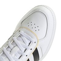adidas Breaknet Sleek Schuhe Kinder - white/core black/orange tint