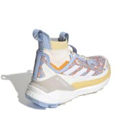 adidas Terrex Free Hiker 2.0 Wanderschuhe Damen - glow blue/white/pure tangerine