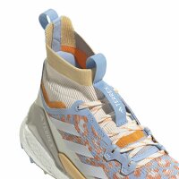 adidas Terrex Free Hiker 2.0 Wanderschuhe Damen - glow blue/white/pure tangerine