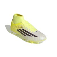 adidas F50 Club Mid Fg/Mg Fußballschuhe - team solar yellow 2/core black/lucid red