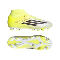 adidas F50 Club Mid Fg/Mg Fußballschuhe - team solar yellow 2/core black/lucid red