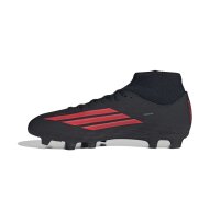 adidas F50 Club Mid Cut Firm Ground / Multi Ground Fußballschuhe - core black/lucid red/core black