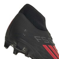 adidas F50 Club Mid Cut Firm Ground / Multi Ground Fußballschuhe - core black/lucid red/core black