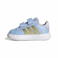 adidas Disney Frozen Grand Court 3.0 Schuhe Für Babys Und Kleinkinder Kinder - glow blue/gold met./ice lavender