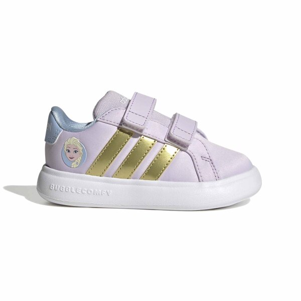 adidas Frozen Grand Court 3.0 Babys Und Kleinkinder Schuhe Kinder - ice lavender/gold met./glow blue