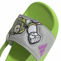 adidas Adilette Estrap Buzz I Badeschlappen Kinder - semi solar green/purple burst/grey two