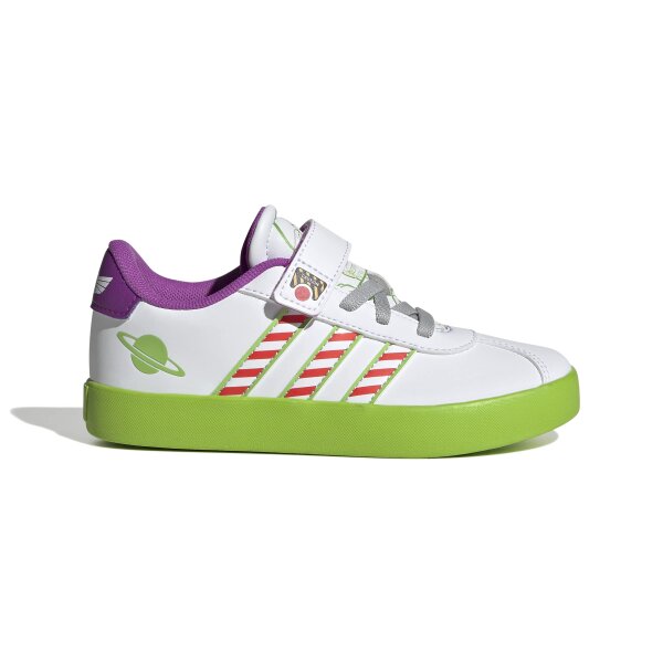 adidas Vl Court Buzz El C Sportschuhe Kinder - white/white/semi solar green
