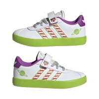 adidas Vl Court Buzz El C Sportschuhe Kinder - white/white/semi solar green