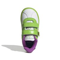 adidas Vl Court Buzz Cf I Sportschuhe Kinder - white/white/semi solar green
