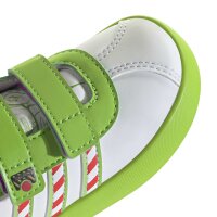 adidas Vl Court Buzz Cf I Sportschuhe Kinder - white/white/semi solar green