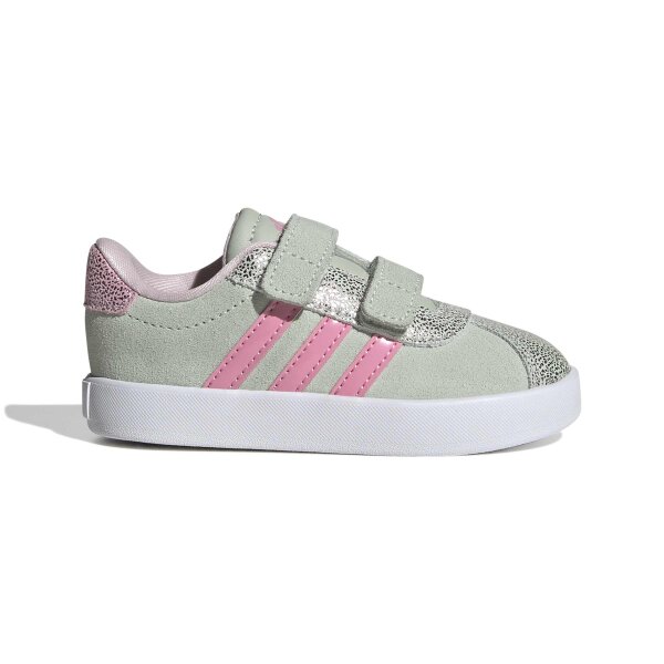adidas Kinderschuhe Vl Court 3.0 Kinder - linen green/bliss pink/clear pink
