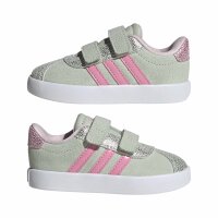 adidas Kinderschuhe Vl Court 3.0 Kinder - linen green/bliss pink/clear pink