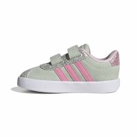 adidas Kinderschuhe Vl Court 3.0 Kinder - linen green/bliss pink/clear pink