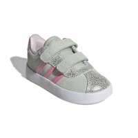 adidas Kinderschuhe Vl Court 3.0 Kinder - linen green/bliss pink/clear pink