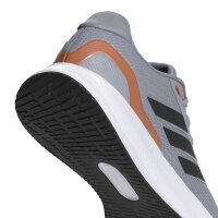 adidas Runfalcon 5 Laufschuhe Herren - halo silver/core black/dusky orange
