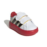 adidas X Micky Maus Grand Court Schuhe Kinder - white/core black/bold gold