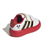 adidas X Micky Maus Grand Court Schuhe Kinder - white/core black/bold gold