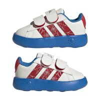 adidas X Marvel Spider-Man Grand Court Schuhe Kinder - cloud white/pure ruby/bright blue