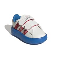 adidas X Marvel Spider-Man Grand Court Schuhe Kinder - cloud white/pure ruby/bright blue