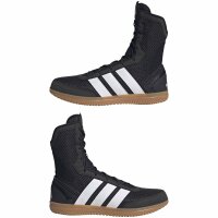 adidas Box Hog Wide Schuhe - core black/white/core black