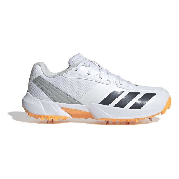 adidas 22Yds Spike Cricket-Schuhe Unisex - white/aurora onix/lucid tangerine