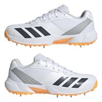 adidas 22Yds Spike Cricket-Schuhe Unisex - white/aurora onix/lucid tangerine