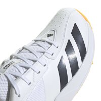adidas 22Yds Spike Cricket-Schuhe Unisex - white/aurora onix/lucid tangerine