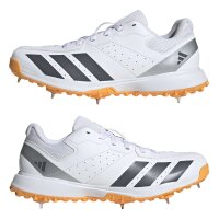 adidas Howzat Spike Turnschuhe Herren - white/aurora onix/lucid tangerine