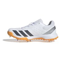 adidas Howzat Spike Turnschuhe Herren - white/aurora onix/lucid tangerine