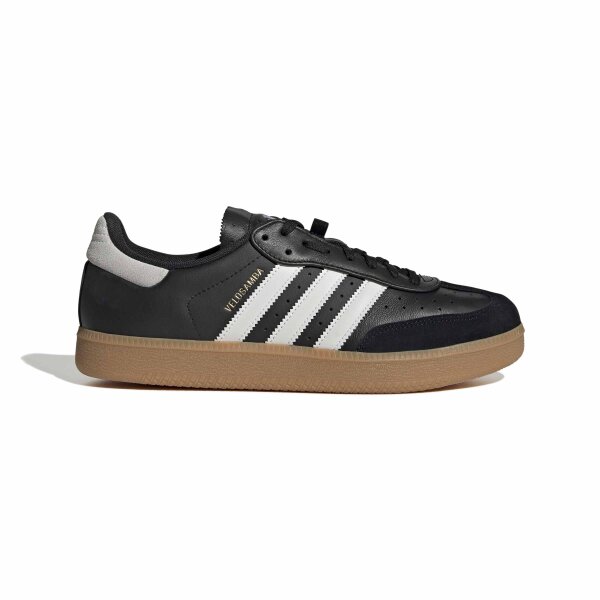 adidas Velosamba Leather Fahrradschuhe - core black/white/gold met.