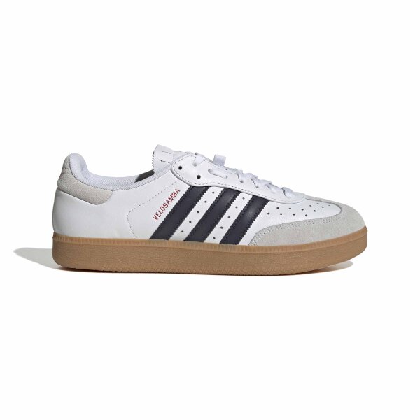 adidas Velosamba Leather Fahrradschuhe - white/dark blue/pure ruby