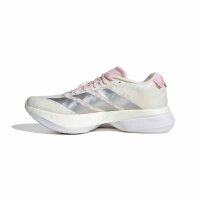 adidas Adizero Boston 13 Schuhe Damen - core white/silver met./clear pink