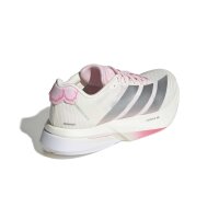 adidas Adizero Boston 13 Schuhe Damen - core white/silver met./clear pink