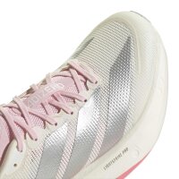 adidas Adizero Boston 13 Schuhe Damen - core white/silver met./clear pink