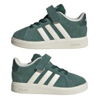 adidas Grand Court 2.0 Sneaker Kinder - collegiate green/off white/core black