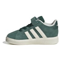 adidas Grand Court 2.0 Sneaker Kinder - collegiate green/off white/core black