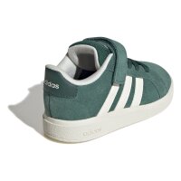 adidas Grand Court 2.0 Sneaker Kinder - collegiate green/off white/core black