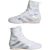 adidas Box Hog 4 K Schuhe Kinder - white/silver met./core black