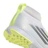 adidas F50 Sparkfusion League Tf J Fußballschuhe Kinder - white/iron met./hi-res yellow